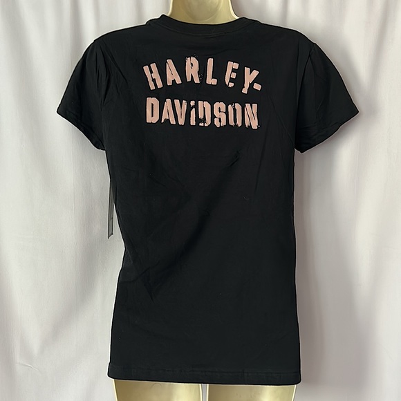 Harley-Davidson NWT Black Short Sleeve T-Shirt Top **Size S** - Picture 2 of 5